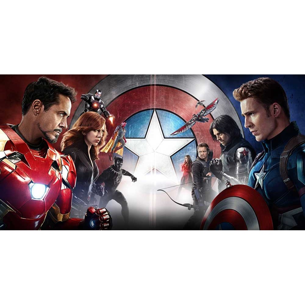 eKids Captain America Civil War Ενσύρματα Ακουστικά με ασφαλή μέγιστη ένταση ήχου για παιδιά και εφήβους (VI-M40CW) (Μπλε/Κόκκινο)