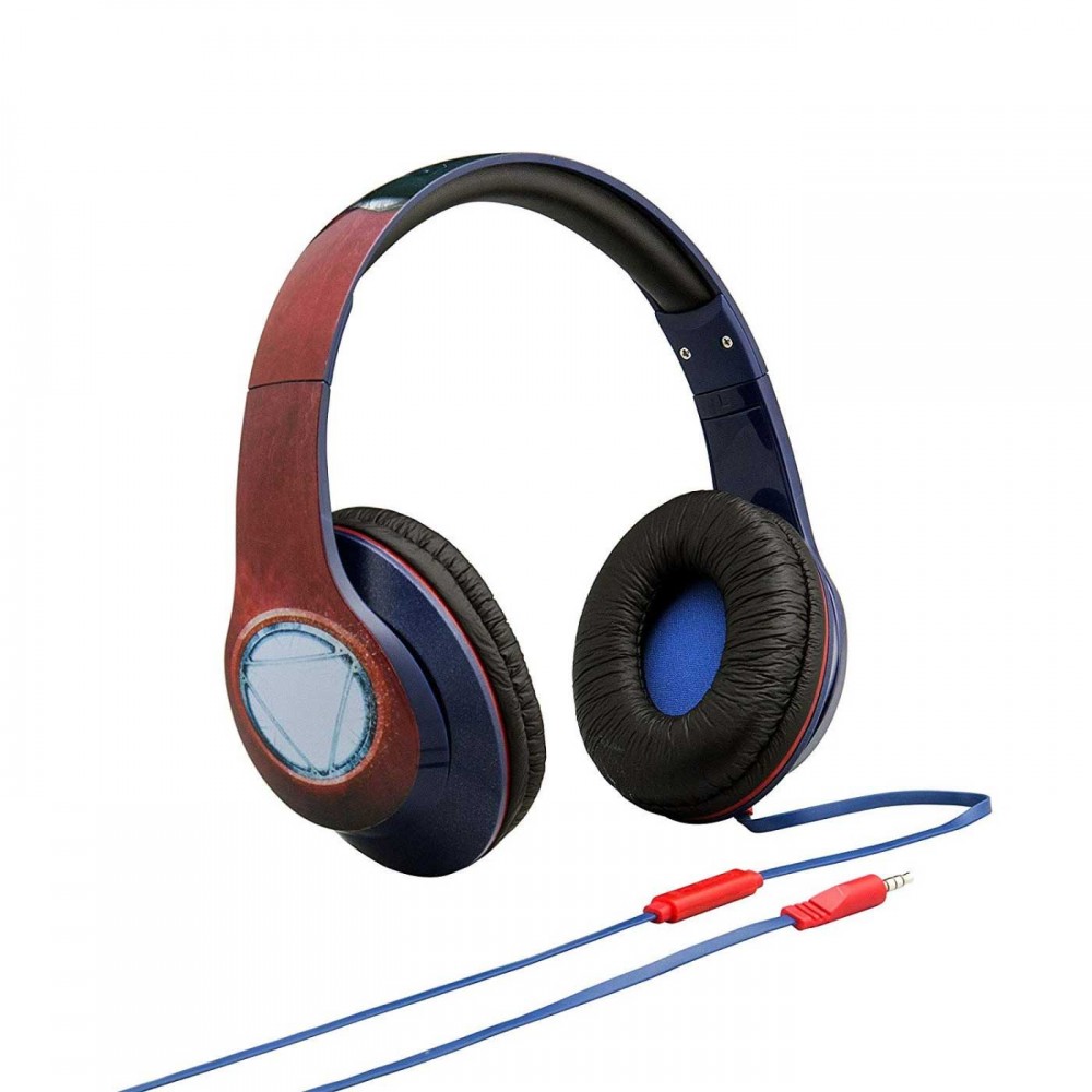 eKids Captain America Civil War Ενσύρματα Ακουστικά με ασφαλή μέγιστη ένταση ήχου για παιδιά και εφήβους (VI-M40CW) (Μπλε/Κόκκινο)