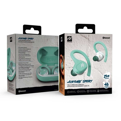 iFROGZ Airtime Sport TWS – Truly Wireless Ασύρματα Αδιάβροχα Ακουστικά & Θήκη Φόρτισης