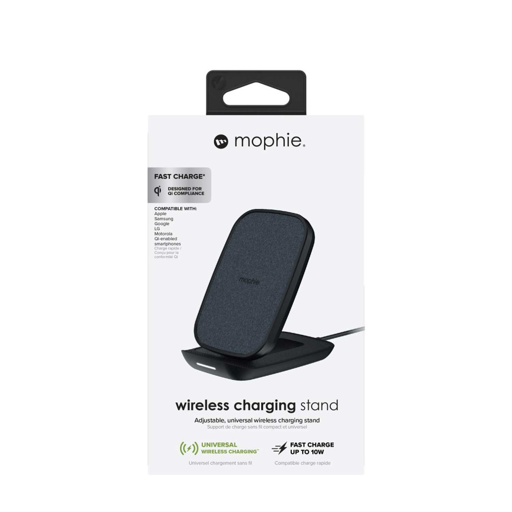 Mophie Wireless Charging Stand Σταθμός Ασύρματης Φόρτισης Quickcharge 10W – Ultrasuede / Black