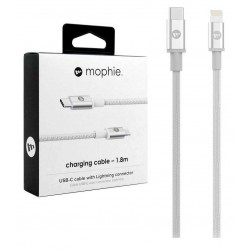 Mophie Charging Cable Καλώδιο USB-C / Lightning Φόρτισης Και Συγχρονισμού 1 Μέτρο Σε Μαύρο ή Λευκό