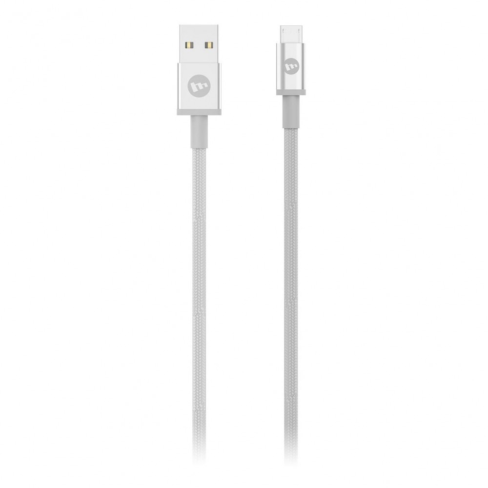 Mophie Charging Cable Αλουμινένιο Καλώδιο Φόρτισης Micro USB 1 Μέτρο Σε Μαύρο ή Λευκό