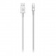 Mophie Charging Cable Αλουμινένιο Καλώδιο Φόρτισης Micro USB 1 Μέτρο Σε Μαύρο ή Λευκό