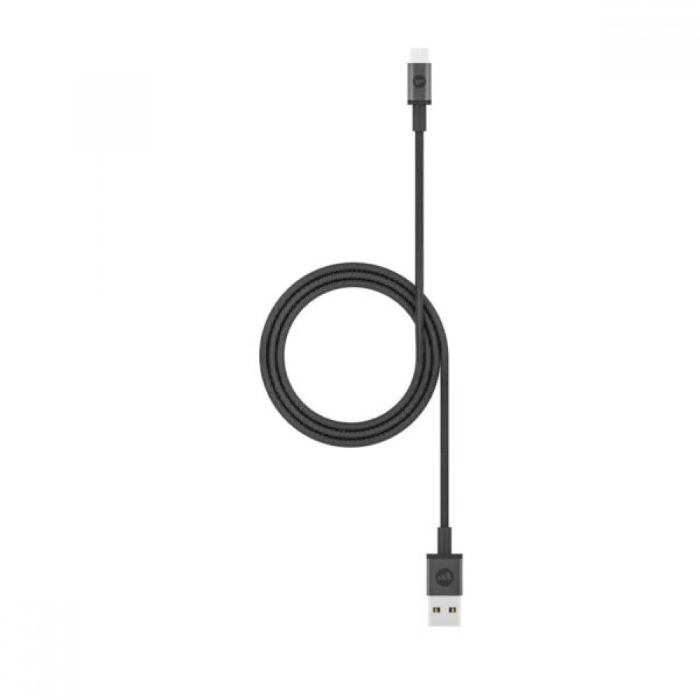 Mophie Charging Cable Αλουμινένιο Καλώδιο Φόρτισης Micro USB 1 Μέτρο Σε Μαύρο ή Λευκό