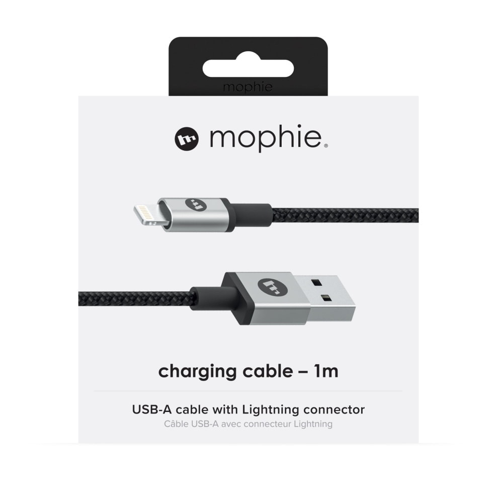 Mophie Charging Cable Καλώδιο Φόρτισης Lightning 1 Μέτρο Σε Μαύρο ή Λευκό