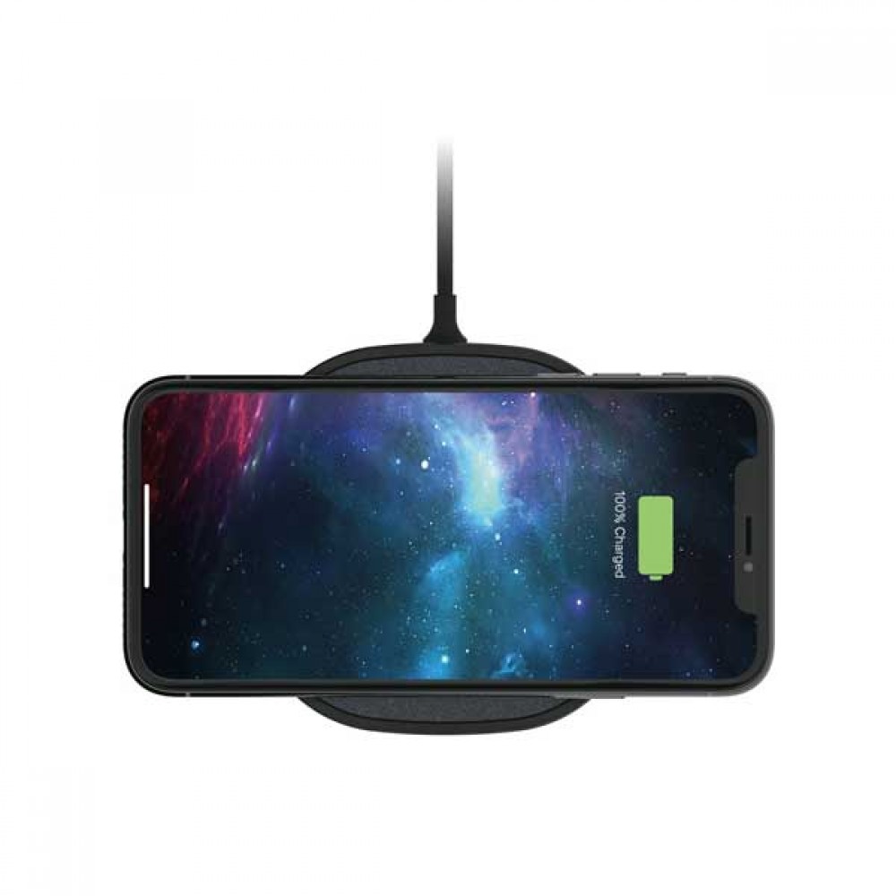 Mophie Wireless Charging Pad Σταθμός Ασύρματης Φόρτισης Quickcharge 10W – Ultrasuede / Black