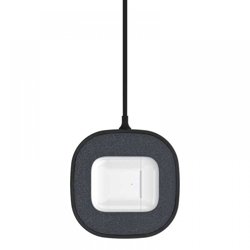 Mophie Wireless Charging Pad Σταθμός Ασύρματης Φόρτισης Quickcharge 10W – Ultrasuede / Black