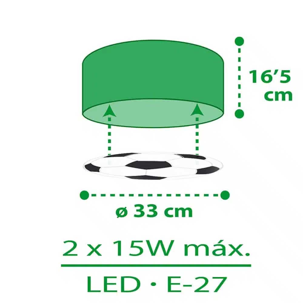 Sports Football πλαφονιέρα 2XE27 Ango