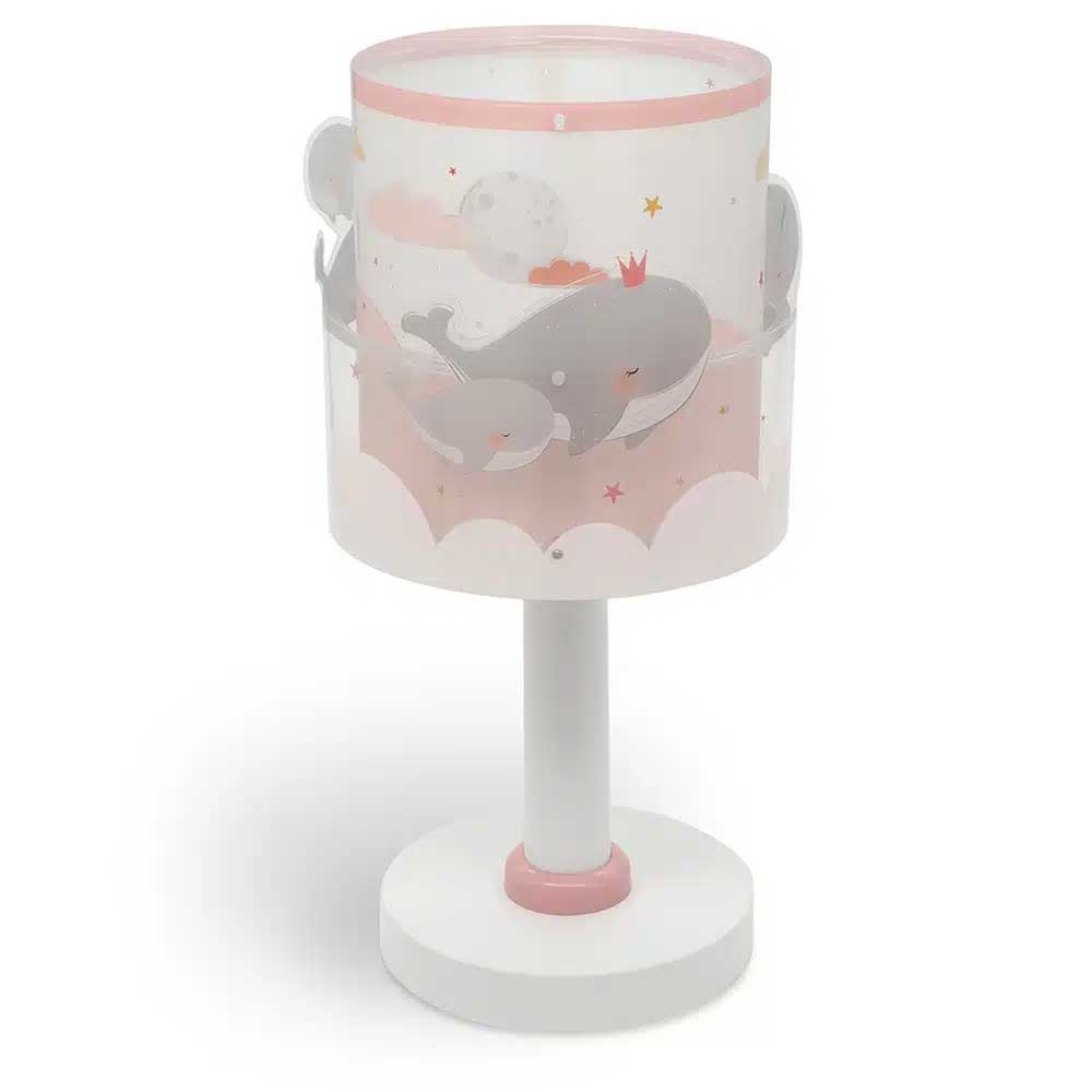 Whale Dreams Pink επιτραπέζιο φωτιστικό 1xE14 Ango