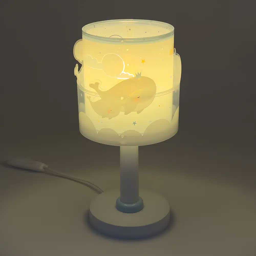 Whale Dreams Blue επιτραπέζιο φωτιστικό 1xE14 Ango