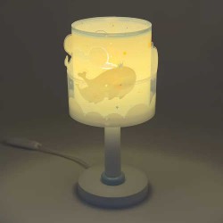 Whale Dreams Blue επιτραπέζιο φωτιστικό 1xE14 Ango