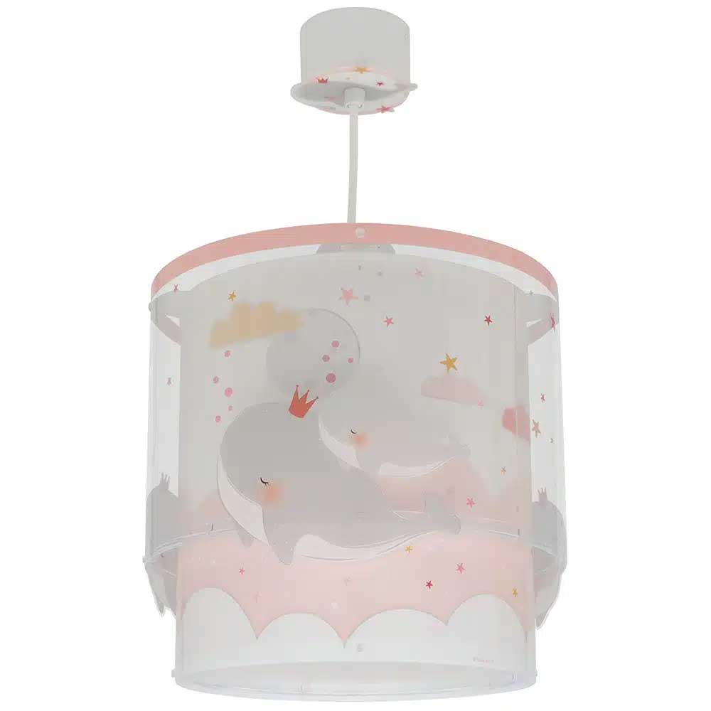 Whale Dreams Pink φωτιστικό οροφής 1xE27 Ango