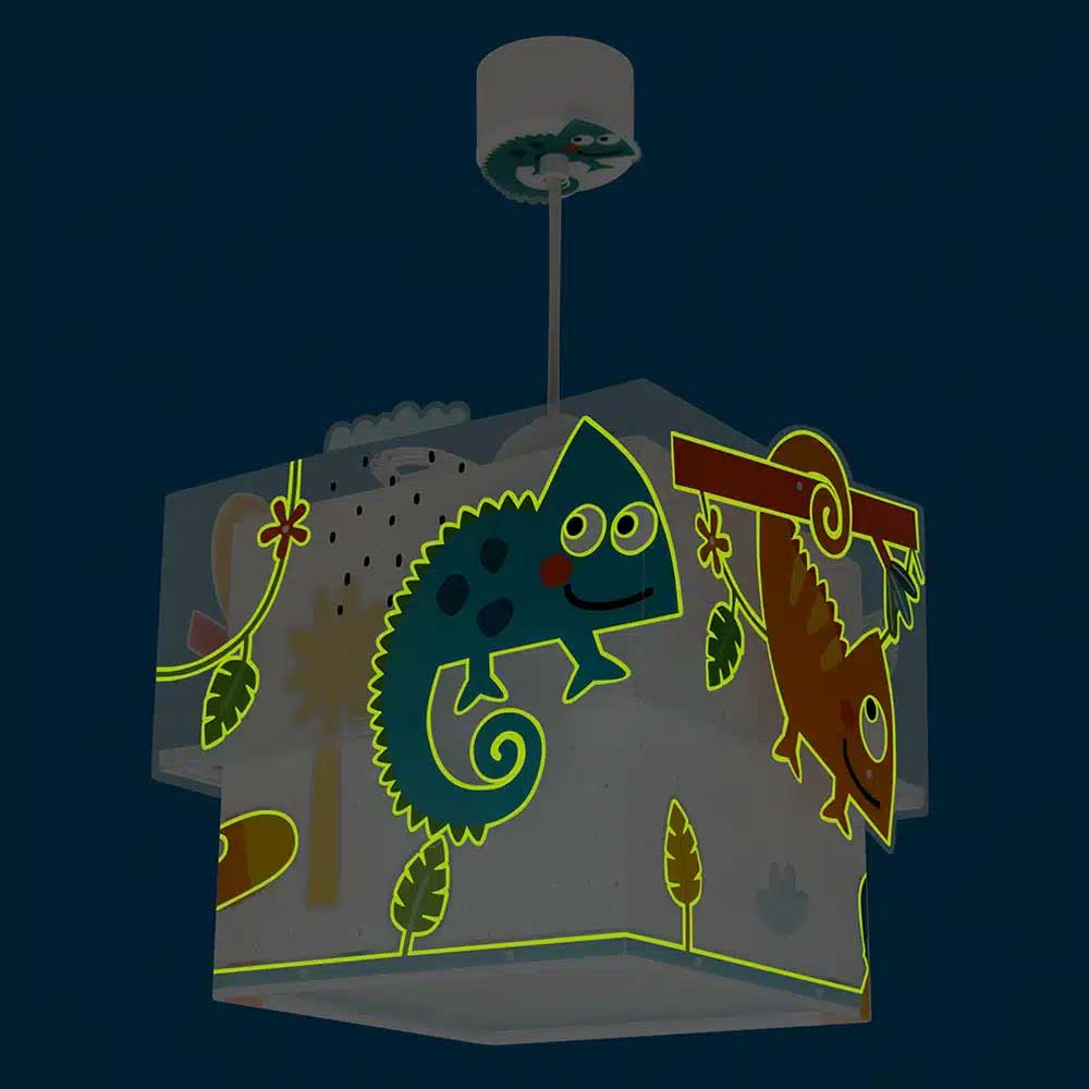 Happy Jungle παιδικό φωτιστικό οροφής 1xE27 Ango