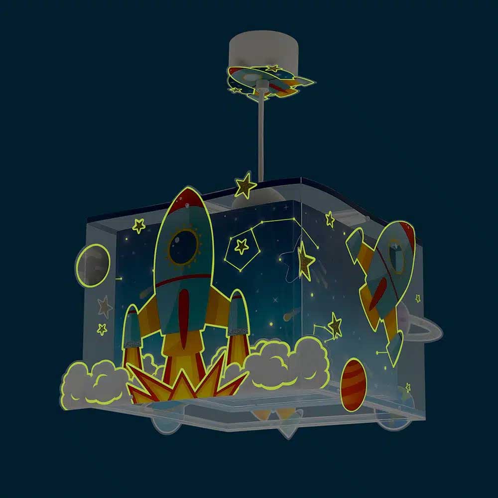 Rocket παιδικό φωτιστικό οροφής 1xE27 Ango