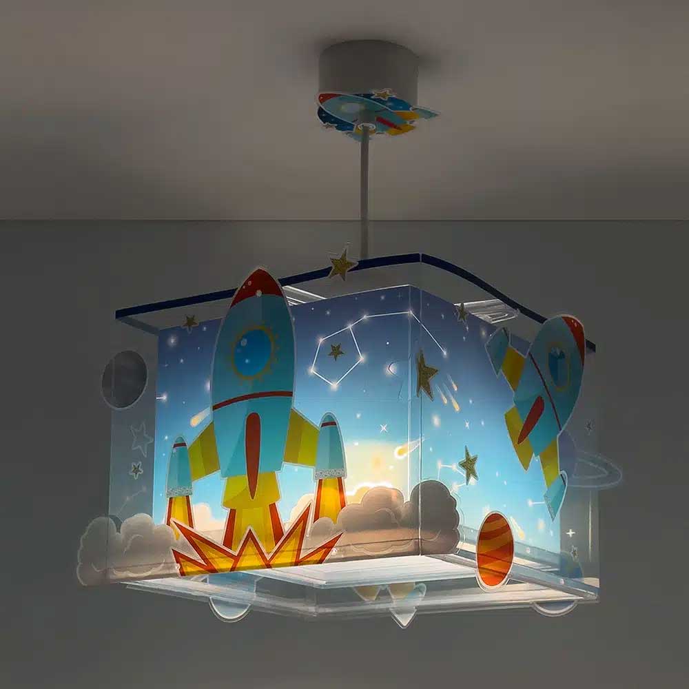 Rocket παιδικό φωτιστικό οροφής 1xE27 Ango
