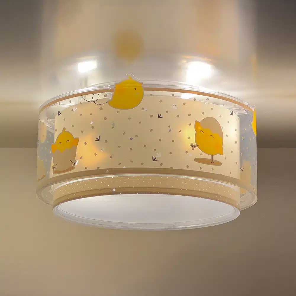 Baby Chick πλαφονιέρα οροφής 2xE27 Ango