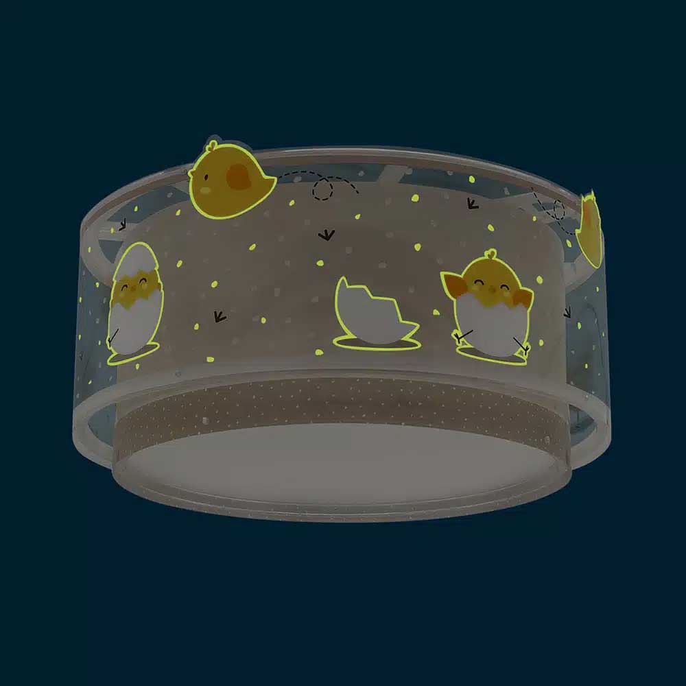 Baby Chick πλαφονιέρα οροφής 2xE27 Ango