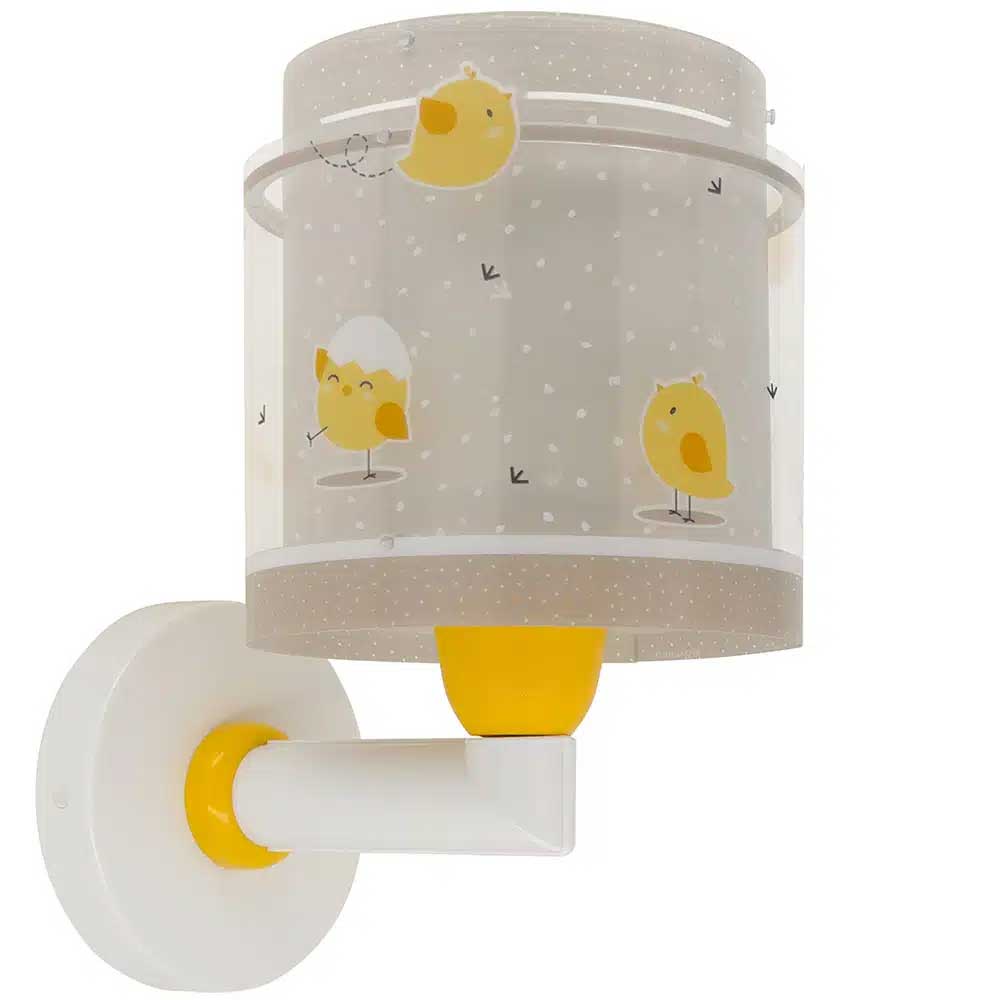 Baby Chick απλίκα τοίχου διπλού τοιχώματος 1xE27 Ango