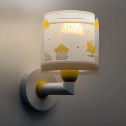 Baby Chick απλίκα τοίχου διπλού τοιχώματος 1xE27 Ango