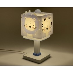 Baby Jungle Blue Κομοδίνου Παιδικό Φωτιστικό 1xE14 Ango