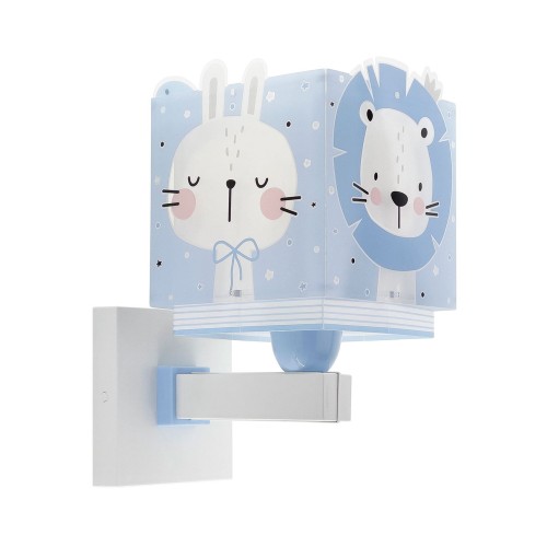 Baby Jungle Blue Απλίκα Τοίχου Διπλού Τοιχώματος 1xE27 Ango