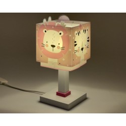 Baby Jungle Pink Κομοδίνου Παιδικό Φωτιστικό 1xE14 Ango