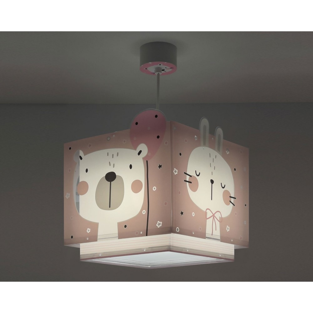 Baby Jungle Pink Κρεμαστό Φωτιστικό Οροφής 1xE27 Ango