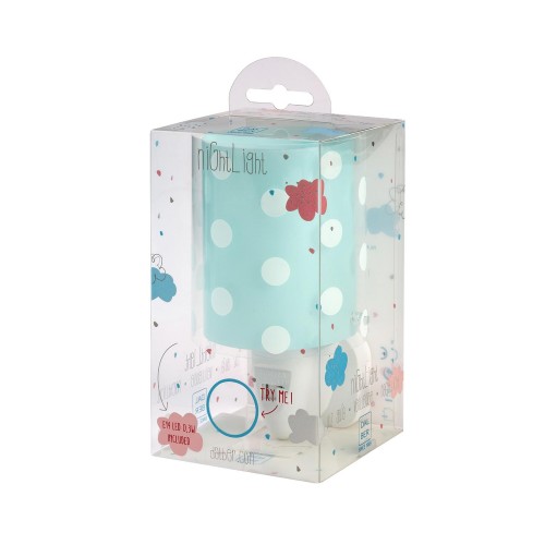 Dots Green Φωτιστικό Νύκτας Πρίζας LED 1xE14 - Ango