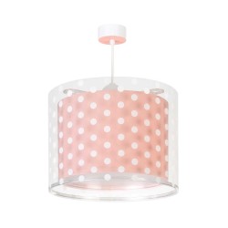 Dots Pink Παιδικό Φωτιστικό Οροφής 1xE27 Ango
