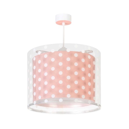 Dots Pink Παιδικό Φωτιστικό Οροφής 1xE27 Ango