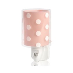 Dots Pink Φωτιστικό Νύκτας Πρίζας LED 1xE14 - Ango