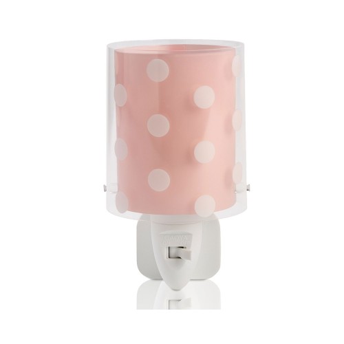 Dots Pink Φωτιστικό Νύκτας Πρίζας LED 1xE14 - Ango