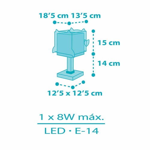Little Owl κομοδίνου φωτιστικό 1XE14 Ango