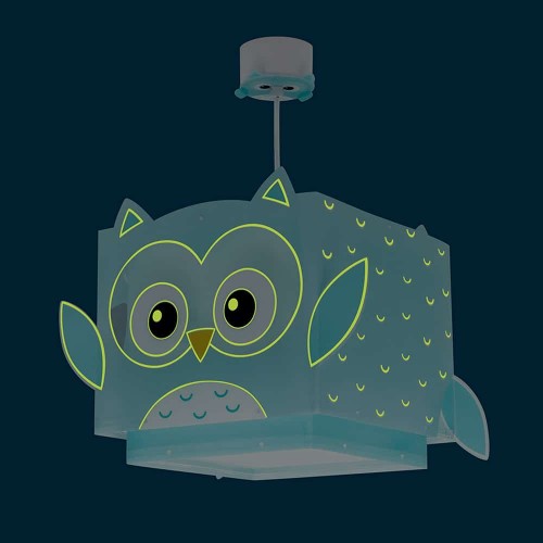 Little Owl παιδικό φωτιστικό οροφής 1XE27 Ango