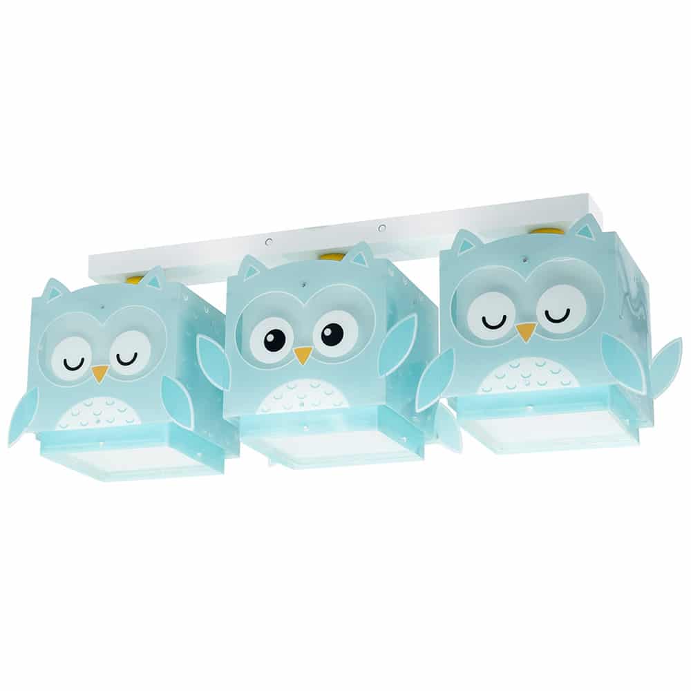 Little Owl τρίφωτο οροφής ράγας 3XE27 Ango