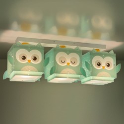 Little Owl τρίφωτο οροφής ράγας 3XE27 Ango