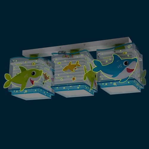 Little Shark τρίφωτο οροφής ράγας 3XE27 Ango