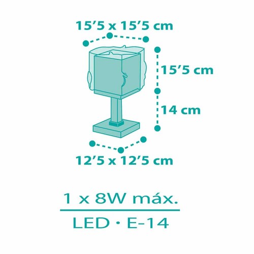 Mermaids κομοδίνου φωτιστικό 1XE14 Ango