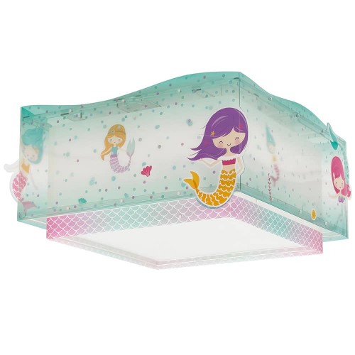 Mermaids πλαφονιέρα οροφής 2XE27 Ango