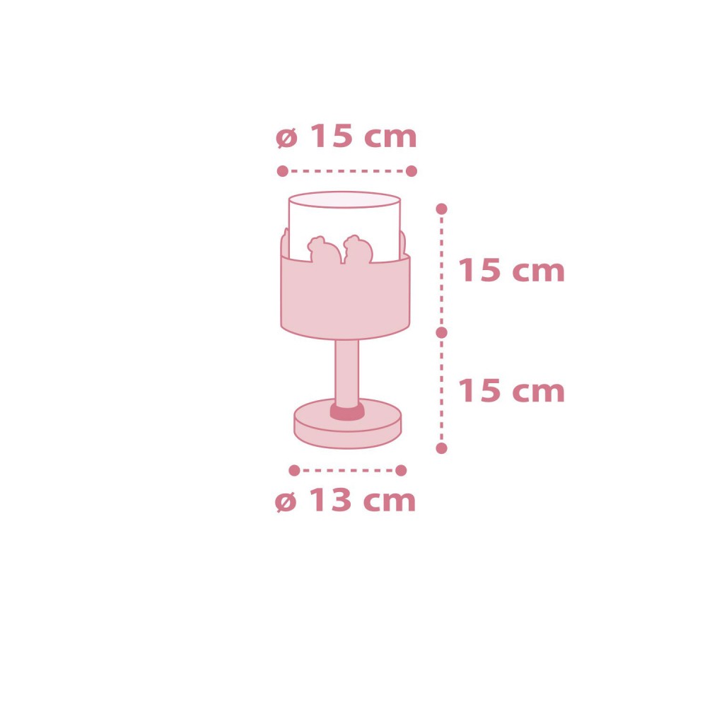 Sweet Love Παιδικό Φωτιστικό Κομοδίνου 1xE14 Ango