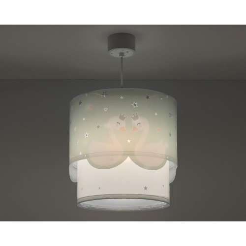 Sweet Love Green Παιδικό Φωτιστικό Οροφής 1xE27 Ango