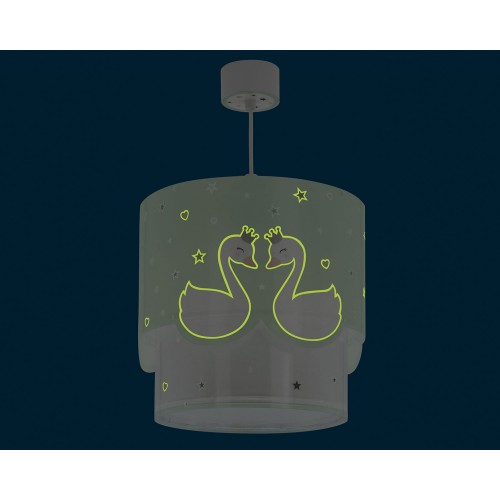 Sweet Love Green Παιδικό Φωτιστικό Οροφής 1xE27 Ango