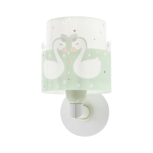 Sweet Love Green Απλίκα Τοίχου Διπλού Τοιχώματος 1xE27 Ango