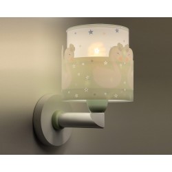 Sweet Love Green Απλίκα Τοίχου Διπλού Τοιχώματος 1xE27 Ango