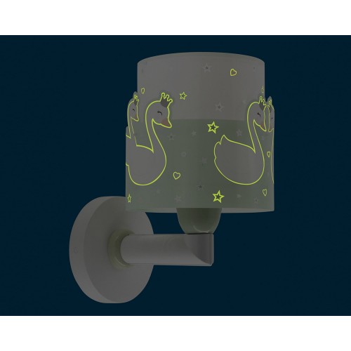 Sweet Love Green Απλίκα Τοίχου Διπλού Τοιχώματος 1xE27 Ango