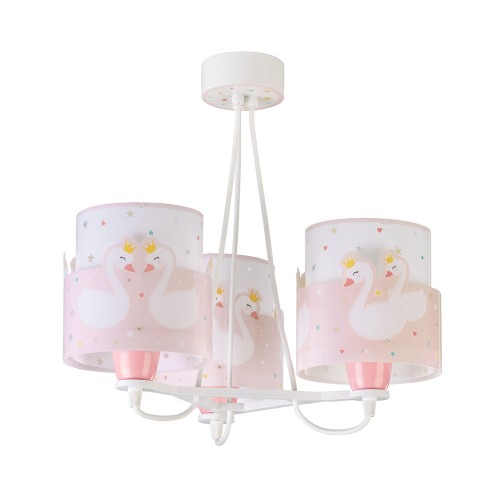 Sweet Love Παιδικό Φωτιστικό Οροφής Τρίφωτο 3xE27 Ango