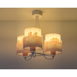 Sweet Love Παιδικό Φωτιστικό Οροφής Τρίφωτο 3xE27 Ango