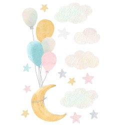 Sky διακοσμητικά αυτοκόλλητα τοίχου XL - Ango