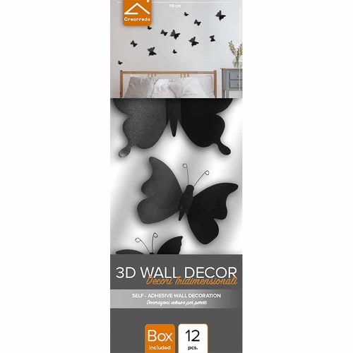 Black Butterflies 3D πολυπροπυλενίου - Ango