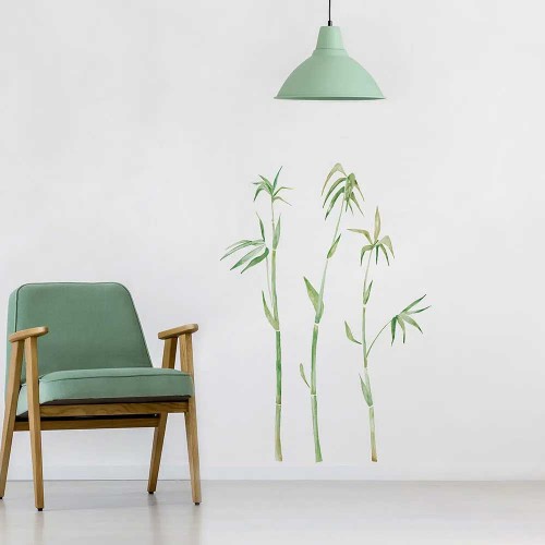Bamboo αυτοκόλλητα τοίχου βινυλίου Ango